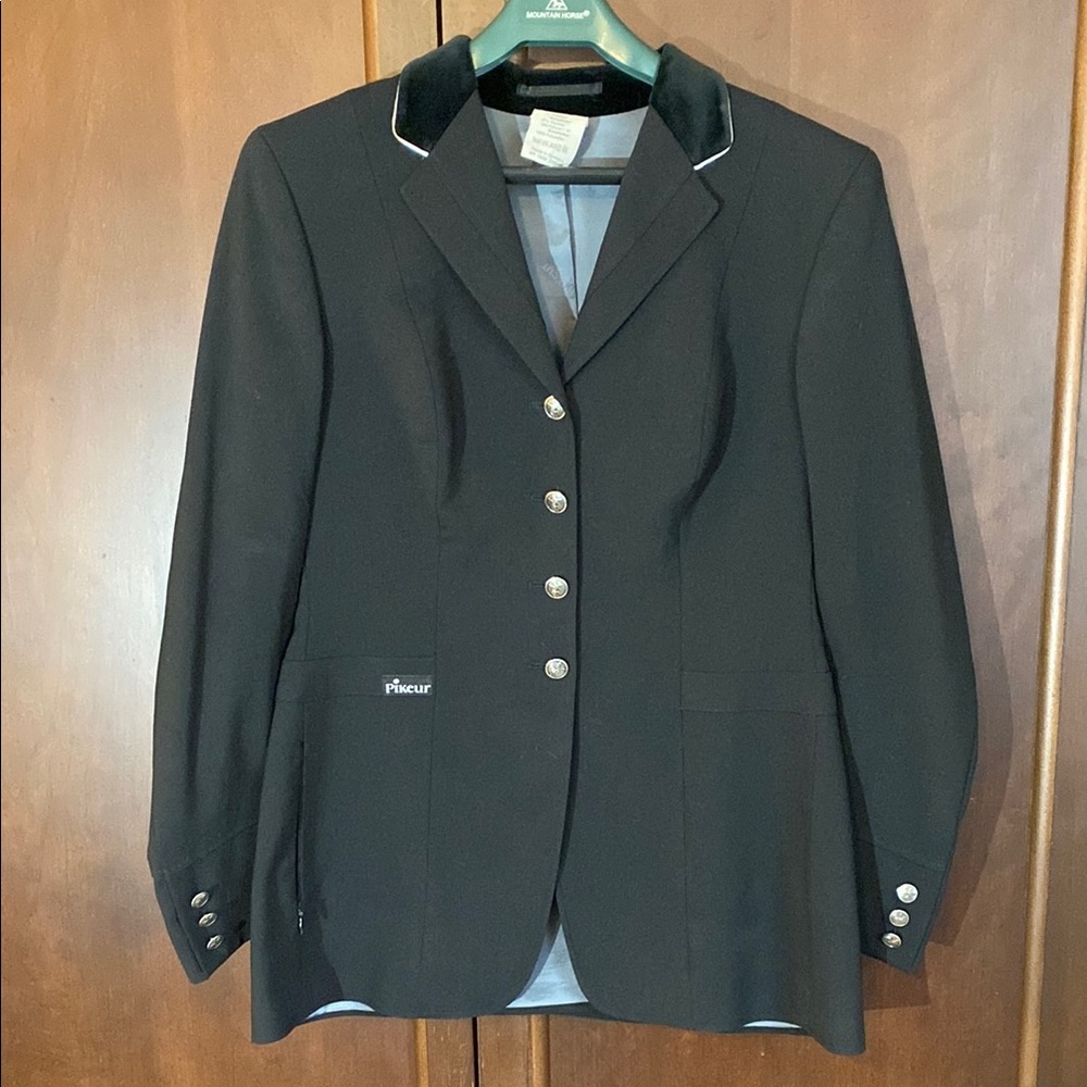 Pikeur Women's Black Equestrian Blazer with Contrast Trim